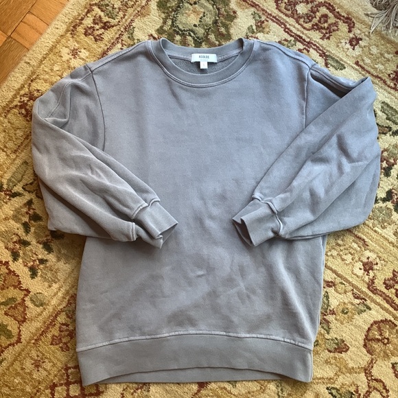 Agolde Gray Thora Sweatshirt Size Small - Picture 2 of 5